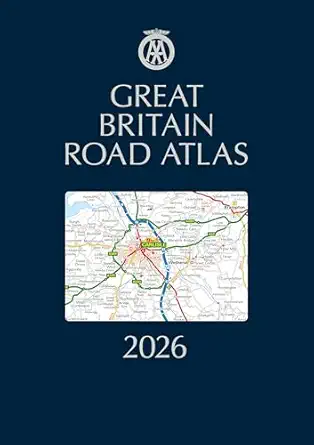 great britain road atlas 2026 hardback 1st edition aa publishing 0749584351, 978-0749584351