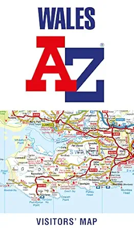 wales a z visitorsa map 1st edition geographersa a z map co ltd 0008388148, 978-0008388140