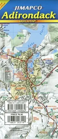 adirondack quickmap a 1st edition jimapco 1569140065, 978-1569140062
