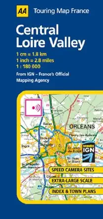 central loire valley 1st edition aa publishing 0749551348, 978-0749551346