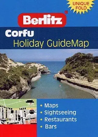 corfu berlitz guidemap 1st edition unknown 9812466002, 978-9812466006
