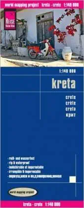crete 1 140 000 travel map waterproof reise 1st edition not a book 8023491040, 978-8023491043