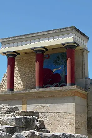 minoan palace at knossos crete journal 150 page lined notebook/diary 1st edition cool image 1533106215,