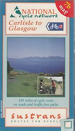 carlisle to glasgow national cycle network 7b 1st edition footprint 1871149177, 978-1871149173