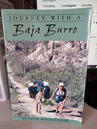 journey with a baja burro 1st edition graham mackintosh 0932653413, 978-0932653413