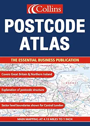 postcode atlas of great britain and northern ireland 1st edition collectif 0007191979, 978-0007191970
