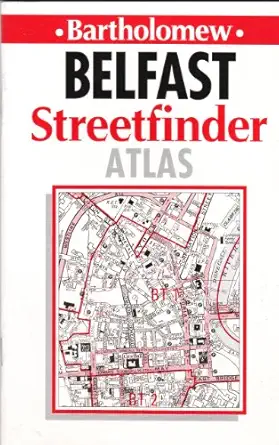 bartholomew belfast streetfinder atlas 1st edition mike cottingham 0702830178, 978-0702830174