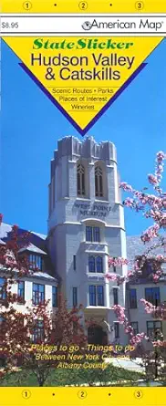 hudson valley/catskills slicker 1st edition american map corporation 0841655987, 978-0841655980