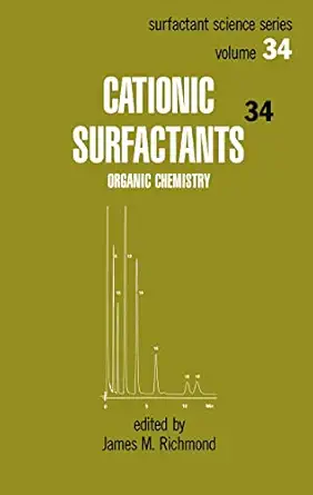 cationic surfactants organic chemistry 1st edition james richmond 0824783816, 978-0824783815