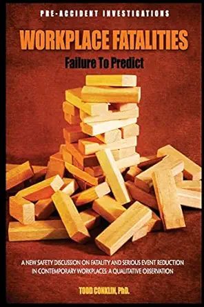 workplace fatalities failure to predict a new safety discussion on fatality and serious event reduction 1st