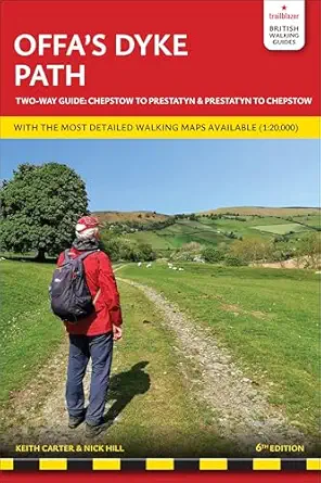 offas dyke path british walking guide planning places to stay places to eat includes 98 large scale walking