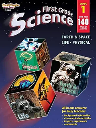 first grade science earth and space life physical 1st edition d w skrabanek 0739879332, 978-0739879337