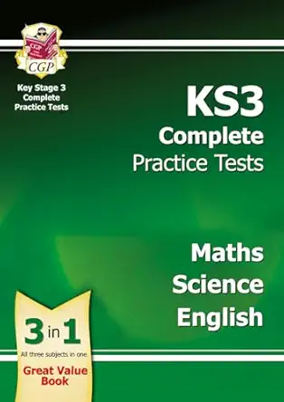 ks3 complete practice tests 1st edition richard parsons 1847622569, 978-1847622563