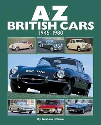 a z british cars 1945 1980 1st edition graham robson 0954106393, 978-0954106393