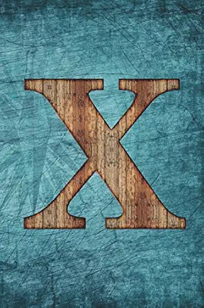 monogrammed notebook x initial x notebook vintage scrapbooking steampunk tall ship design 1st edition