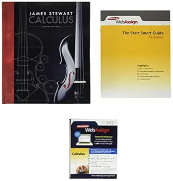 bundle calculus 8th + webassign start smart guide for students + webassign printed access card for stewarts
