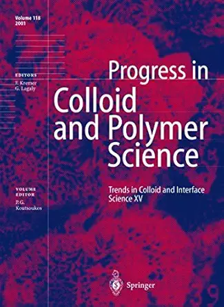 trends in colloid and interface science xv 1st edition petros g koutsoukos 3662146673, 978-3662146675