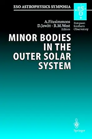 minor bodies in the outer solar system proceedings of the eso workshop held at garching germany 2 5 november