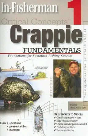 crappie fundamentals foundations for sustained fishing success 1st edition in fisherman staff 1892947609,
