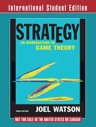 strategy 1st edition joel watson 0393920828, 978-0393920826
