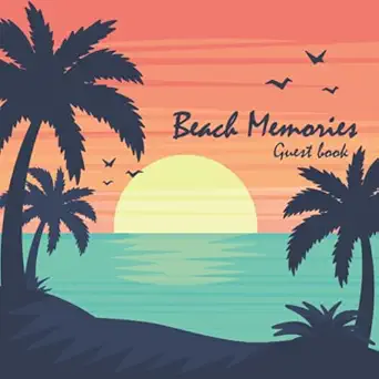 beach memories guest book for vacation home beach 1st edition cara c p potts 170365031x, 978-1703650310