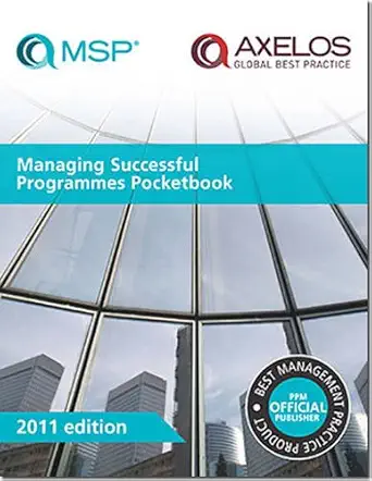 managing successful programmes pocketbook 1st edition the cabinet office 0113313543, 978-0113313549