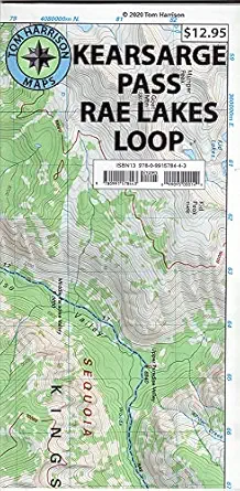 the kearsarge pass map 1st edition tom harrison 0991578449, 978-0991578443