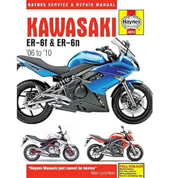 kawasaki er6 service and repair manual 2006 to 2010 1st edition phil mather 1844258742, 978-1844258741