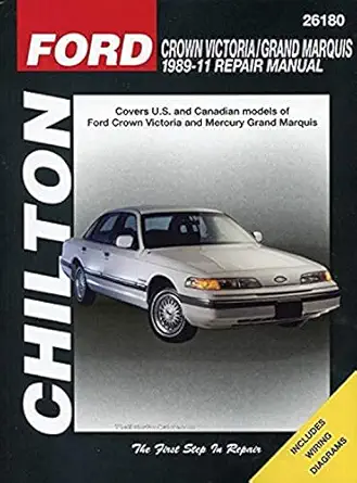 ford crown victoria chilton automotive repair manual 1989 11 1st edition chilton manuals 1620922444,