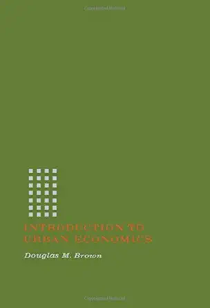 Introduction To Urban Economics