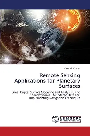 remote sensing applications for planetary surfaces lunar digital surface modeling and analysis using