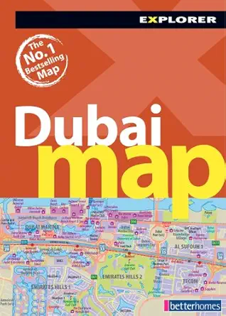 dubai map explorer dxb map 2 1st edition explorer publishing 9948442865, 978-9948442868