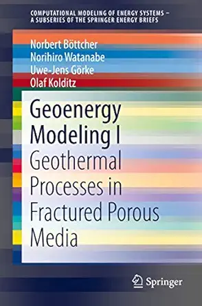 geoenergy modeling i geothermal processes in fractured porous media 1st edition norbert ba ttcher ,norihiro