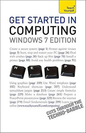 teach yourself get started in computing 1st edition moira stephen 1444100866, 978-1444100860