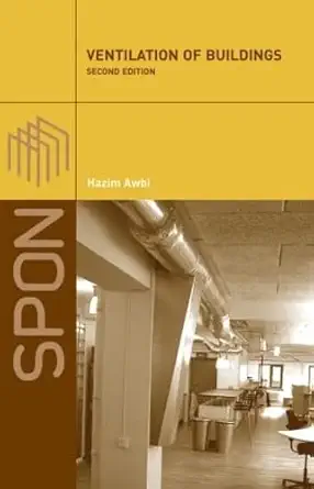ventilation of buildings 1st edition h b awbi 0415270553, 978-0415270557