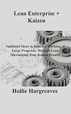 lean enterprise + kaizen validated ideas to improve working of large programs through lean maximizing your
