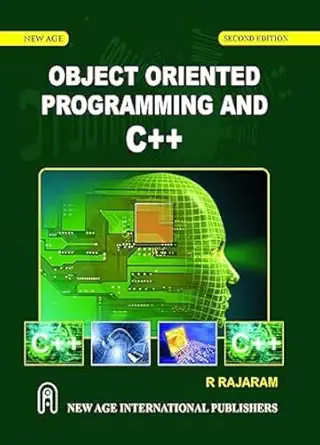 object oriented programming and c++ 1st edition r rajaram 812241964x, 978-8122419641