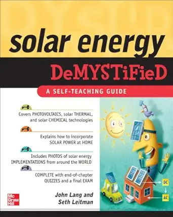 solar energy demystified 1st edition john lang 0071625550, 978-0071625555