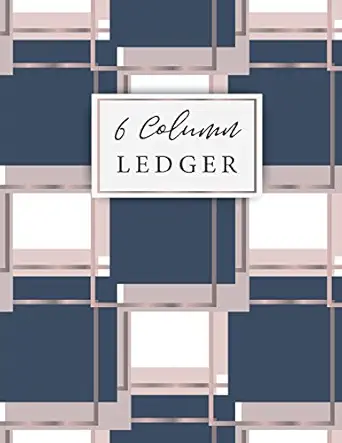 6 column ledger keeping book financial ledgers daily accounting journal book accounting ledger notebook