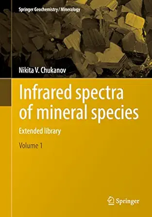 infrared spectra of mineral species extended library 1st edition nikita v chukanov 9400771274, 978-9400771277
