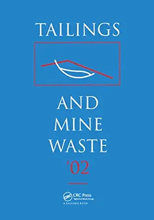 tailings and mine waste 02 1st edition symposium editors 9058093530, 978-9058093530