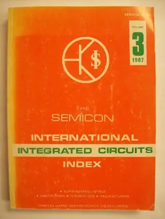 the semicon international integrated circuits index volume 3 1st edition semicon 0904944077