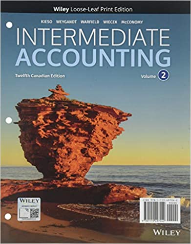 intermediate accounting volume 2 12th canadian edition donald e. kieso, jerry j. weygandt, terry d. warfield,