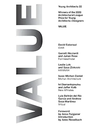 young architects 22 value 1st edition anne rieselbach ,anna puigjaner ,david eskenazi ,isaac michan daniel