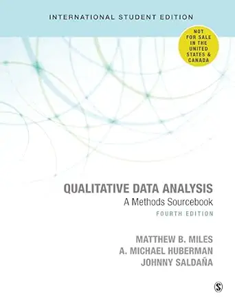 qualitative data analysis international   a methods sourcebook 1st edition matthewb miles 1544371853,