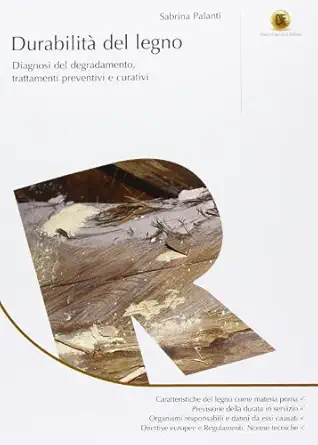 durabilita del legno 1st edition sabrina palanti 8857901432, 978-8857901435