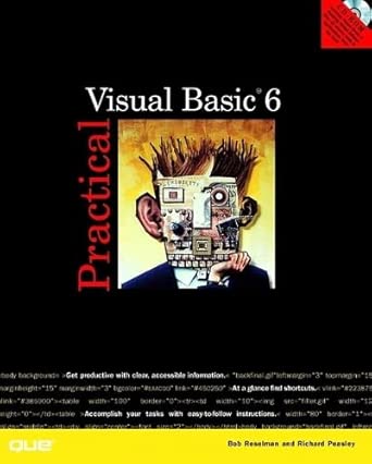 practical visual basic 6 1st edition bob reselman 0789721457, 978-0789721457
