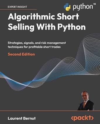 algorithmic short selling with python strategies signals and risk management techniques for profitable short