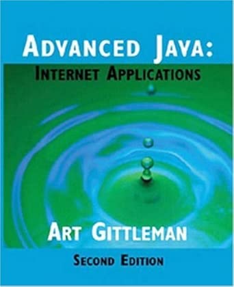 advanced java internet applications 1st edition art gittleman 1576760960, 978-1576760963