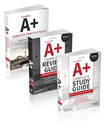 comptia a+ complete certification kit exam core 1 220 1001 and exam core 2 220 1002 1st edition quentin
